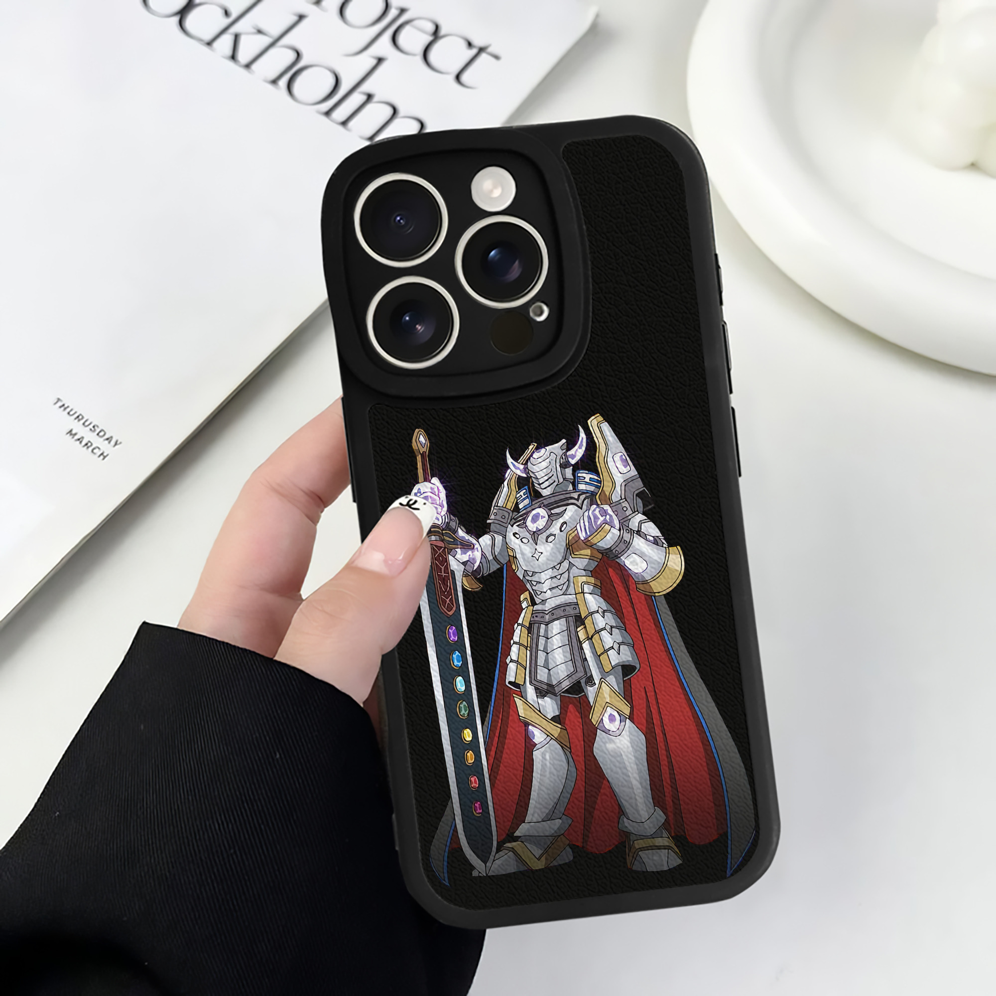 遊☆戯☆王 Yu-Gi-Oh! 【iPhone 16シリーズ対応】シリコンスマホケース（レザー調） 材質：シリコン